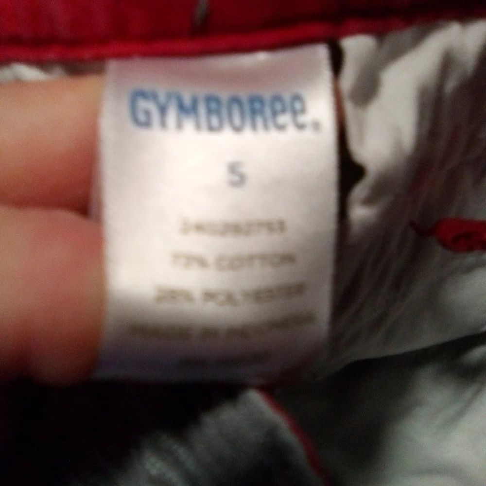 GYMBOREE boys gray corduroy pants. Size 5.